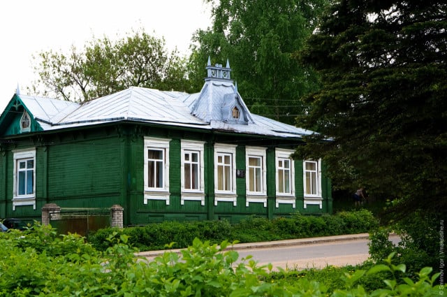 Здание краеведческого музея в посёлке Максатиха