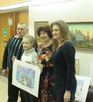 Рисунок Стрелковой Яны их Максатихи занял второе место в конкурсе «Новогодняя открытка»