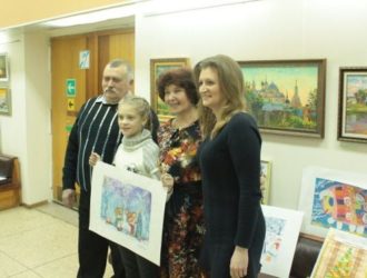 Рисунок Стрелковой Яны их Максатихи занял второе место в конкурсе «Новогодняя открытка»