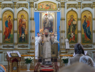 В Максатихе отпраздновали 25-летие возобновления богослужений в храме Всех Святых