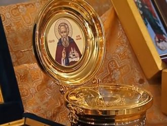 В храм Всех Святых прибудут мощи Преподобного Сергия Радонежского