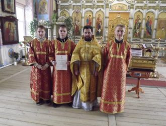 Благодарственные письма за активное участие в жизни Всехсвятского храма
